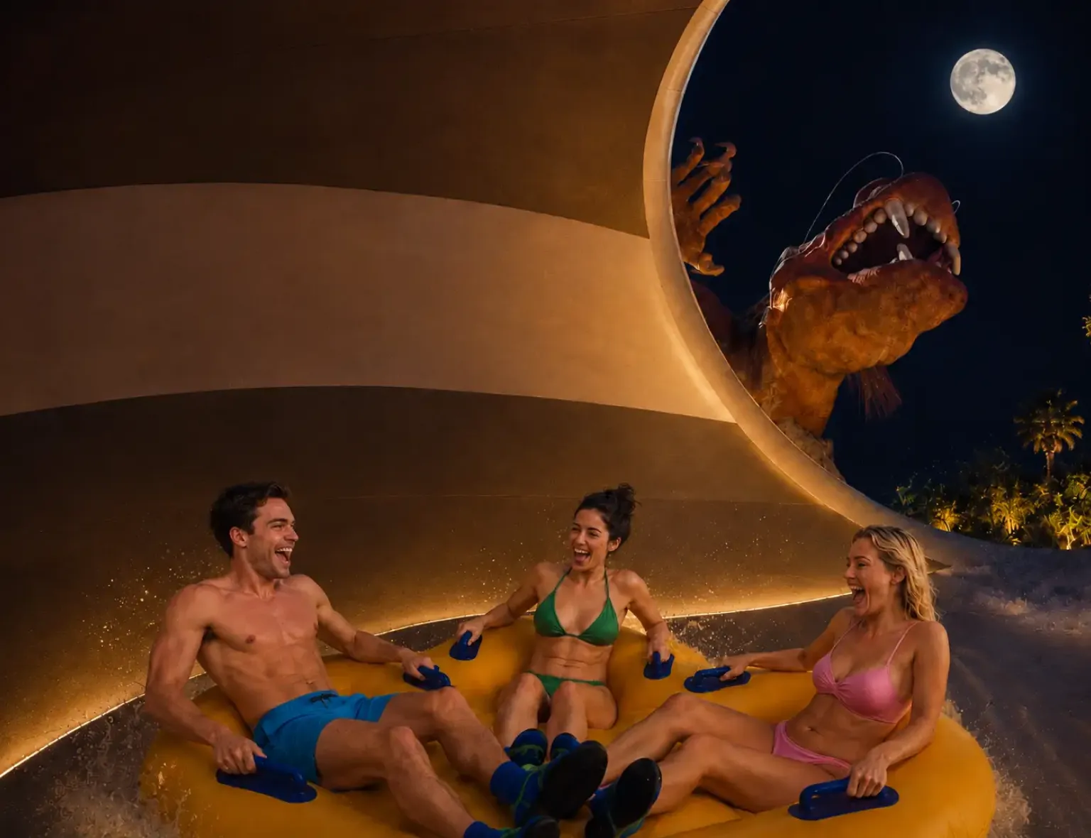 Siam Night Lazy River Foto Siam Teneriffa